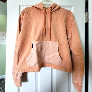 New - Roxy - Medium - Peach Hoodie - Different Textures